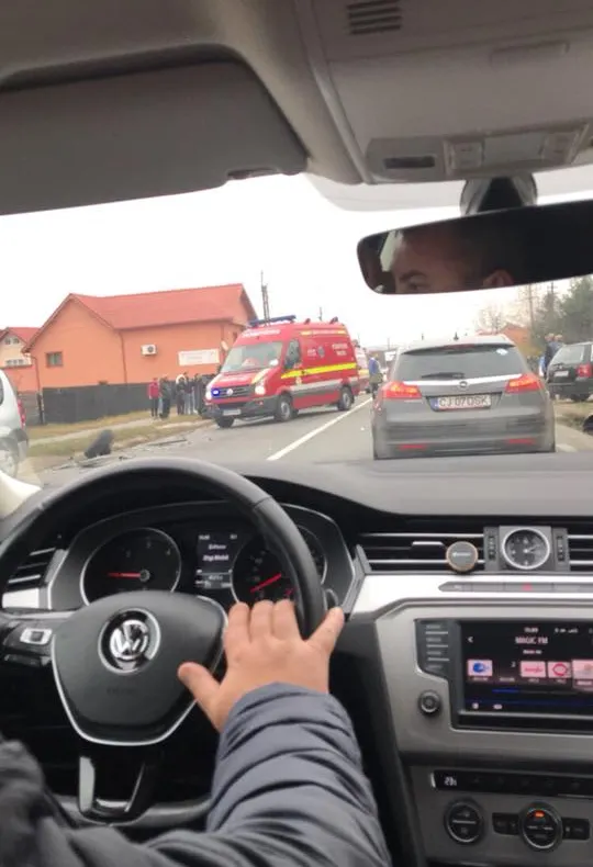 Accident cu persoană încarcerată la Valea Ursului!