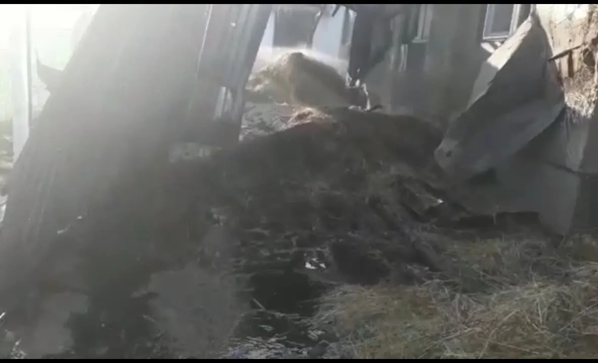 Video-Două case cuprinse de foc, în comuna Poiana Lacului!