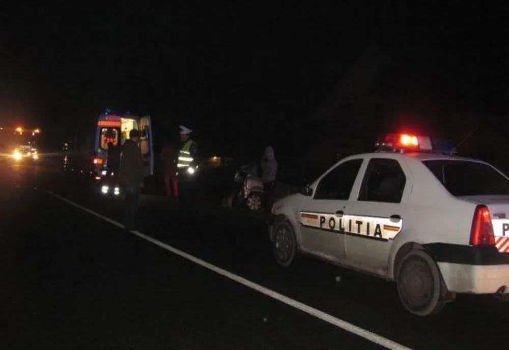 Șoferul beat și-a rănit nepotul în accident!