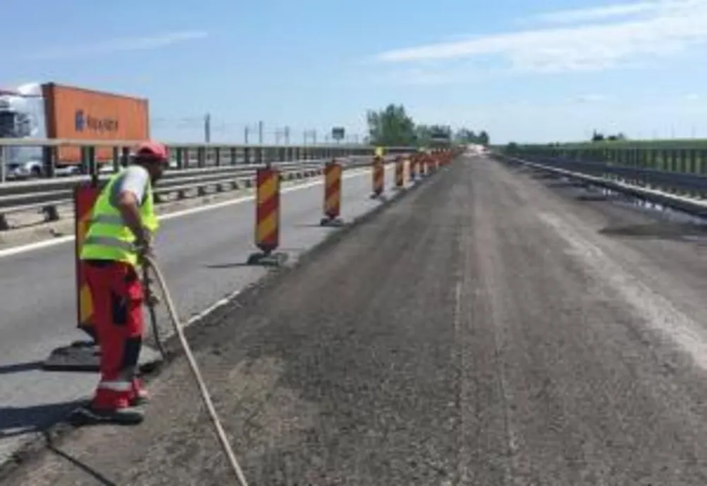 Lucrări pe A1 București-Pitești