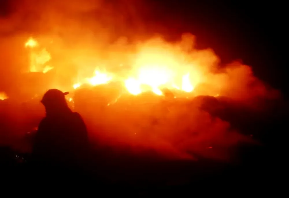 Incendiu în orașul Basarabilor luni noaptea