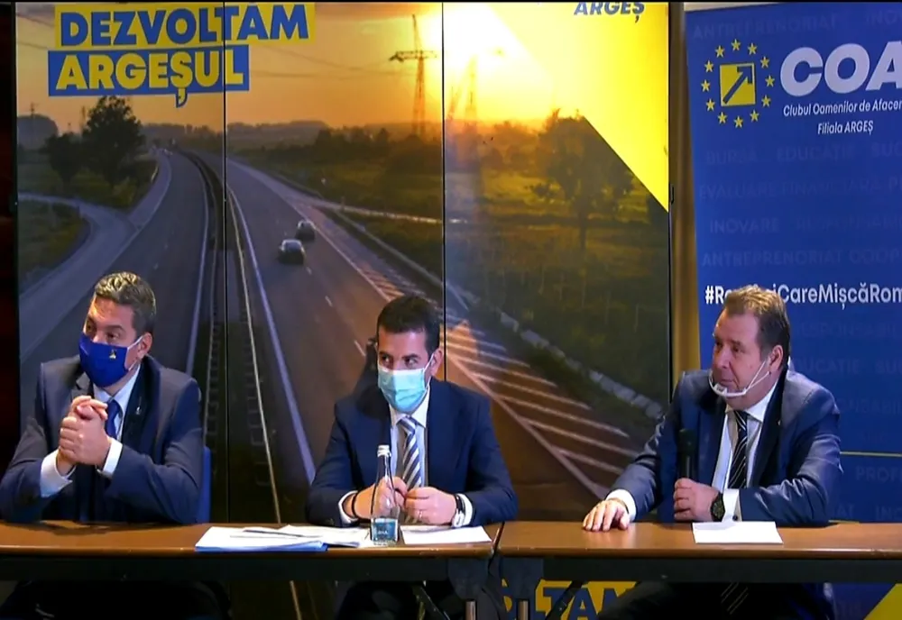 Fonduri europene pentru Argeș. Ministrul Florin Cîțu, în dialog cu oamenii de afaceri