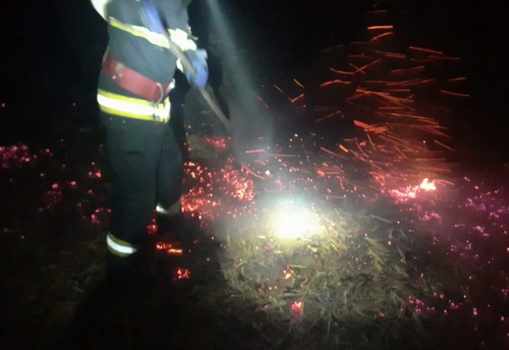 A fost incendiu în Argeș sâmbătă dimineață