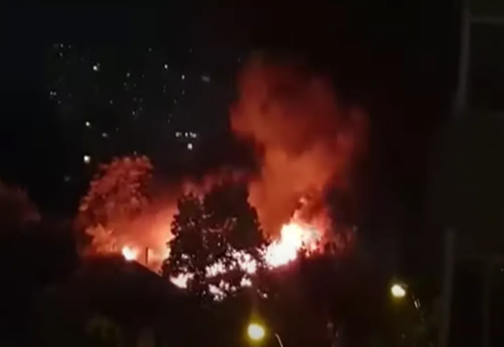 Incendiu puternic în Sectorul 3 al Capitalei