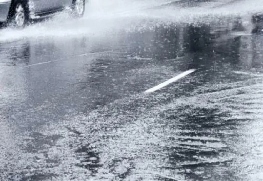 Ploaie torențială în această dimineață pe A2