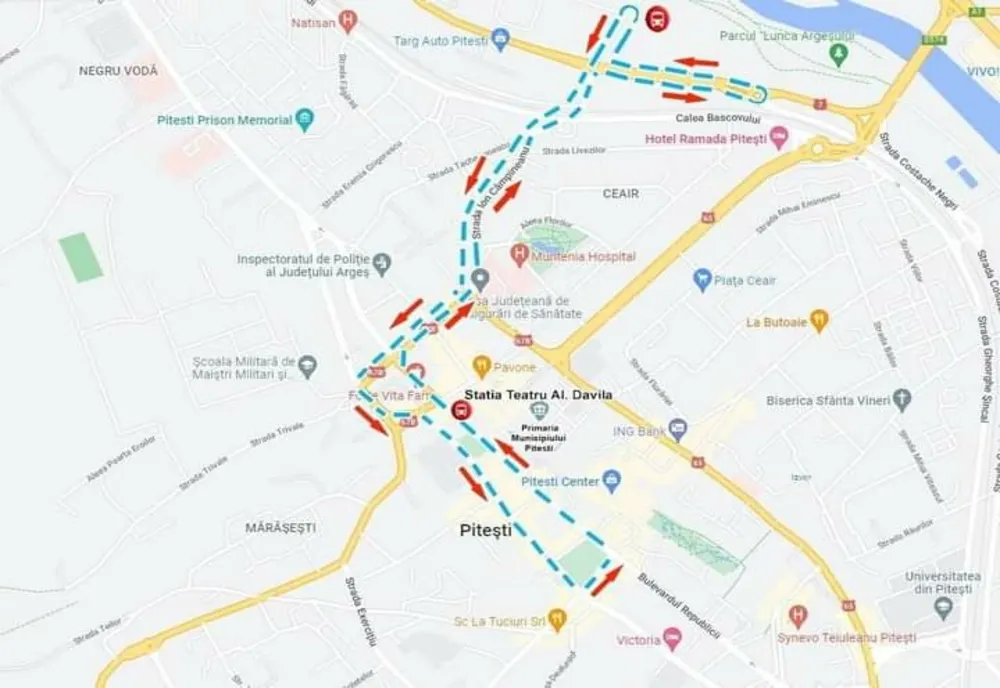 În perioada 19-21 mai transport gratuit spre Parcul „Lunca Argeșului”