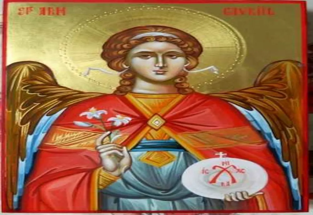 SFÂNTUL ARHANGHEL GAVRIIL - MESAGERUL DIVIN AL VESTIRII