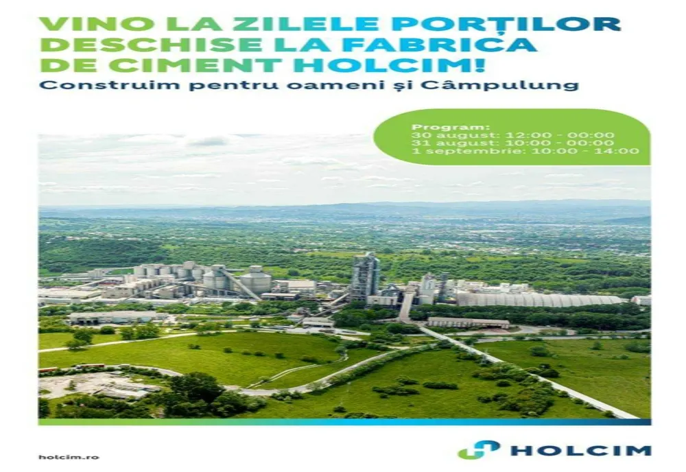 ZILELE PORȚILOR DESCHISE LA FABRICA HOLCIM DIN CÂMPULUNG