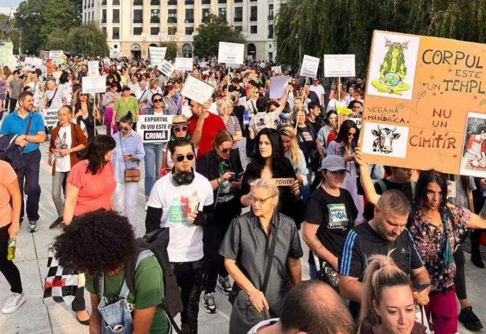 CERINȚE PENTRU BUNĂSTAREA ANIMALELOR - MII DE OAMENI ÎN MARȘ PENTRU DREPTURILE ANIMALELOR