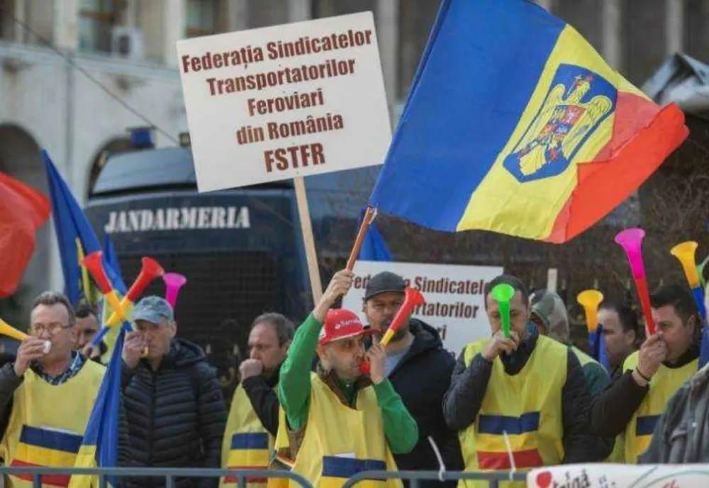 PROTEST AL SINDICATULUI FERODIEŞTILOR FAŢĂ DE LEGEA PENSILOR
