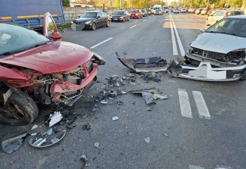 ACCIDENT RUTIER ÎN CARTIERUL TRIVALE DIN PITEȘTI