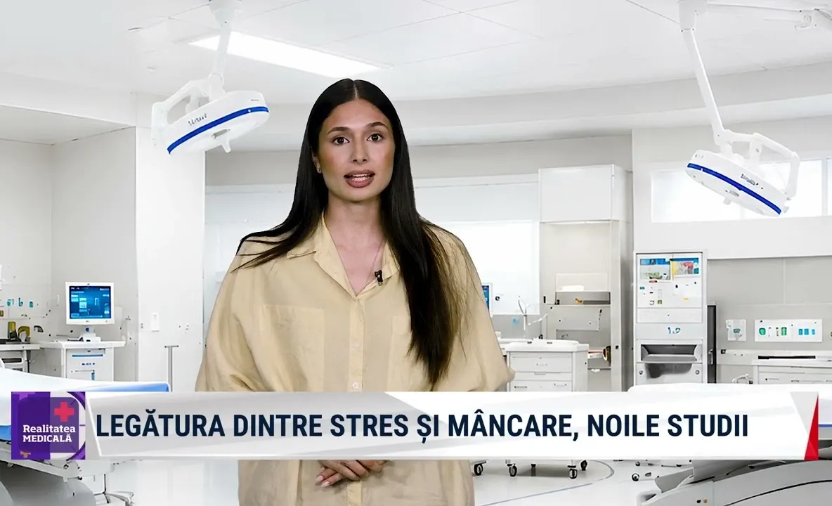 Realitatea medicală cu Nicole Păcuraru: De ce mâncăm mai mult când suntem stresați?