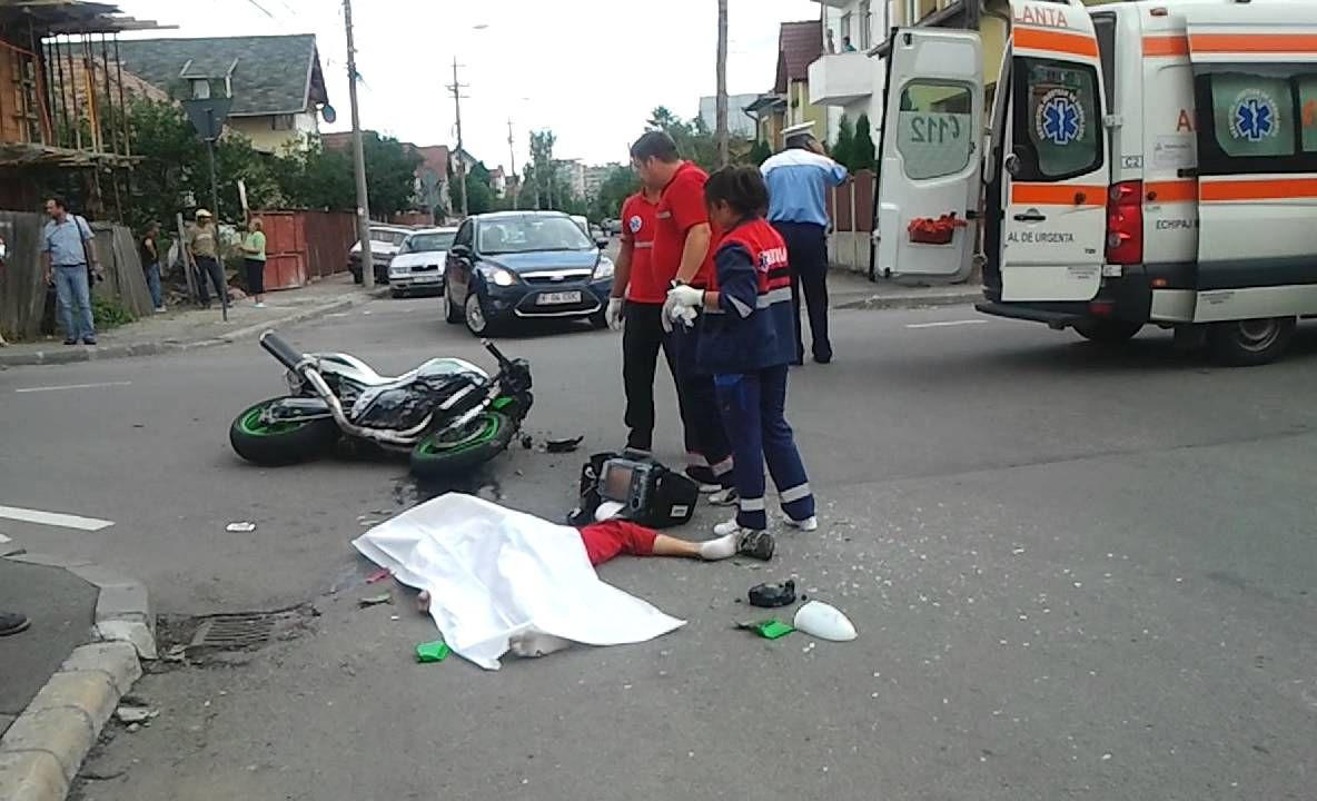 Accident mortal pe DN 73. Un motociclist a pierit după ce  lovit un cap de pod