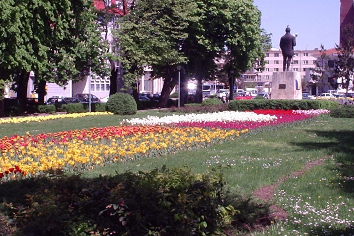 Numere de urgență greșite pe un panou de avertizare, în Parcul 1907, din Pitești!