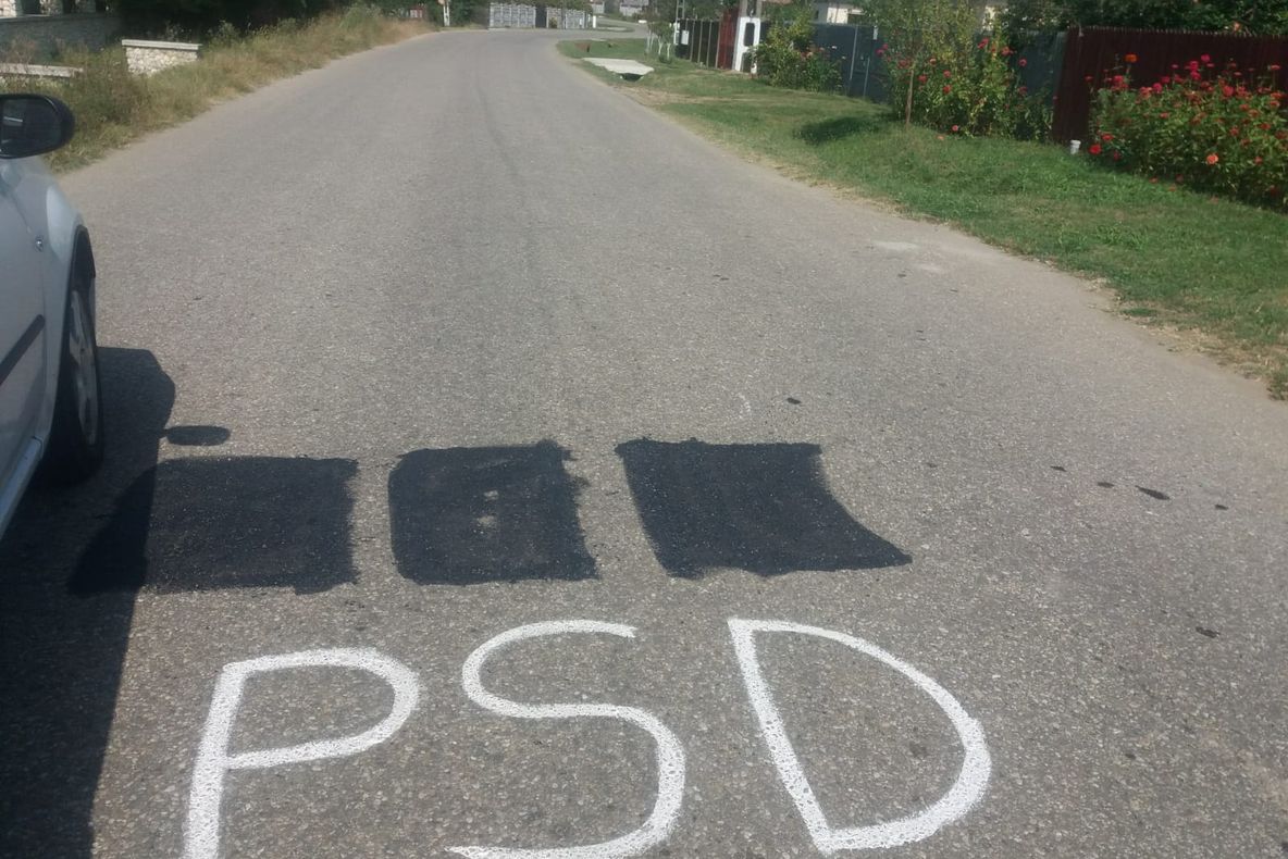 M..E PSD transformat în reclamă de un primar din Argeş! A şters cuvântul jignitor