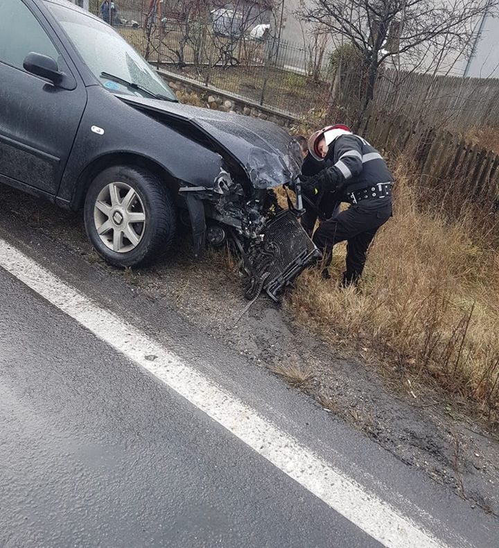 Două tamponări pe DN 7 la Morăreşti,  din cauza vitezei