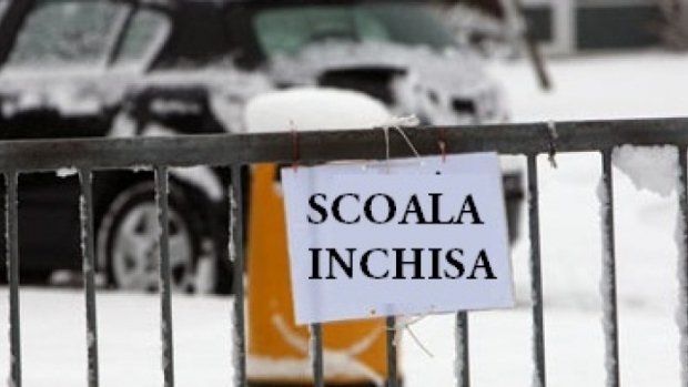 26 de școli vor fi închise miercuri în Argeș! Vezi unde nu se țin cursuri