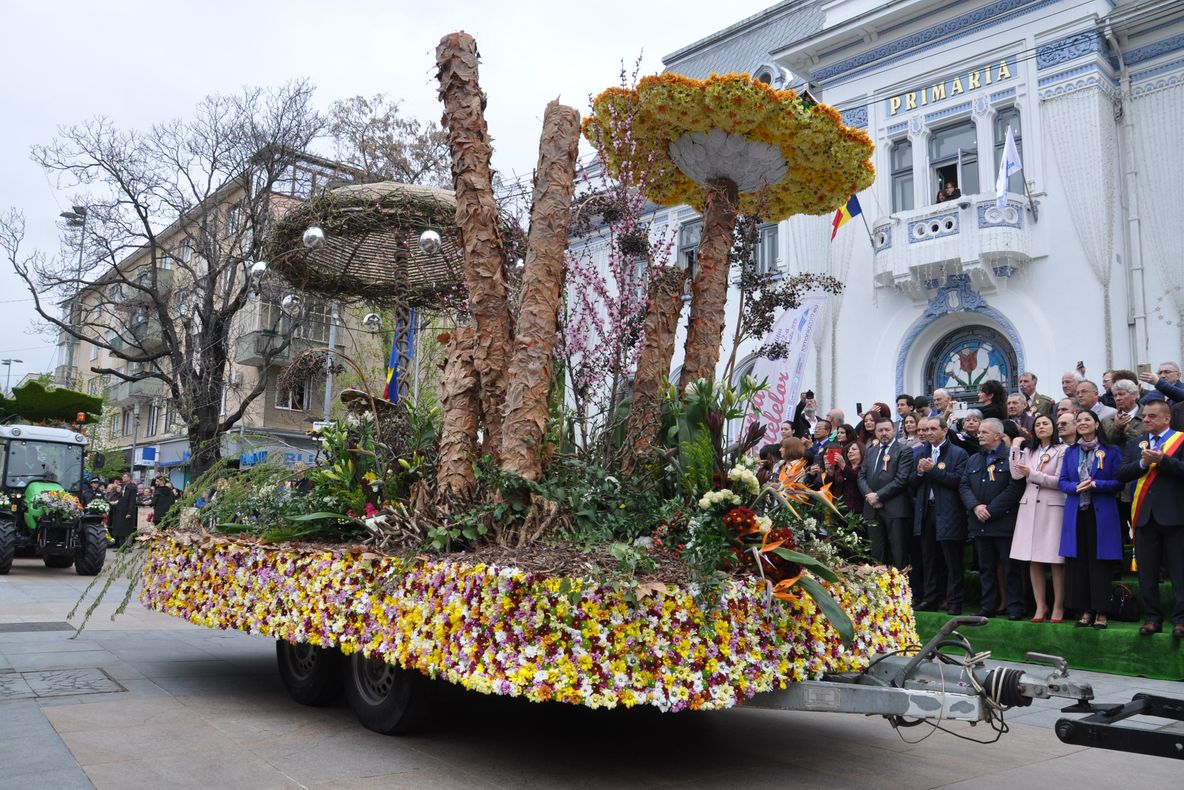 A început Simfonia Lalelelor 2019! Paradă, care alegorice şi flori