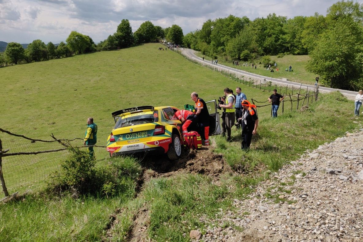 Titi Aur a făcut accident la Raliul Argeşului! Declaraţii oficiale!