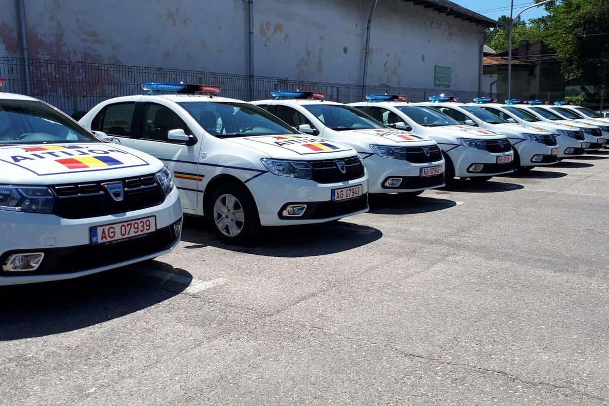 Mașini noi pentru Inspectoratul de Poliție Județean Argeș