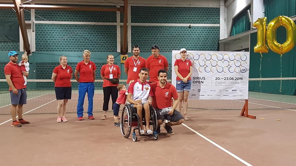 Flavian Crăciun - primul loc la un turneu internațional de tenis în scaun rulant