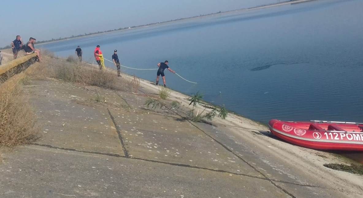 Video! Un pescar din Argeş a fost găsit înecat în râul Olt