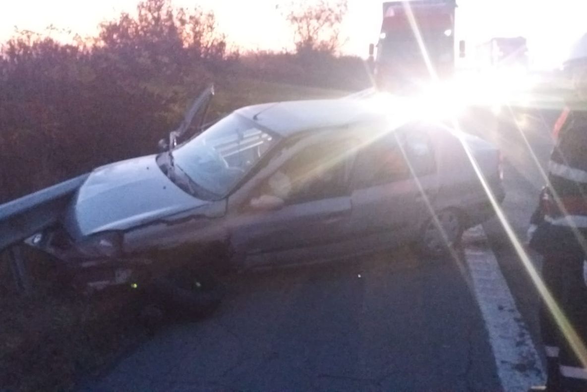 La 80 de ani, a făcut accident când privea la o tamponare!