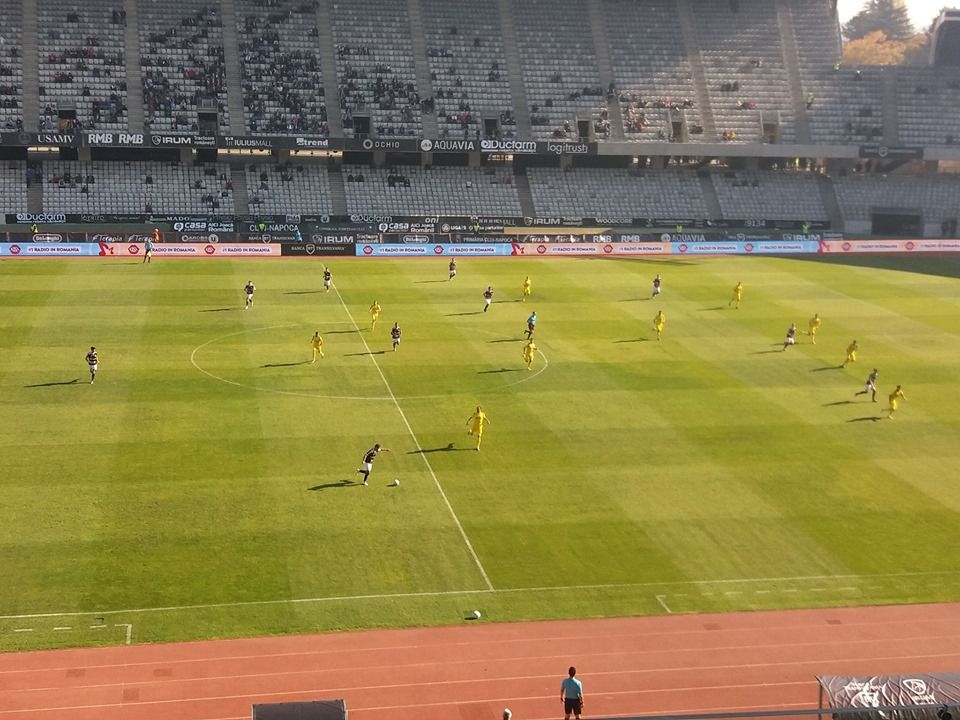 CS Mioveni – pe primul loc în Liga a II-a. Galben-verzii doar egal la Cluj
