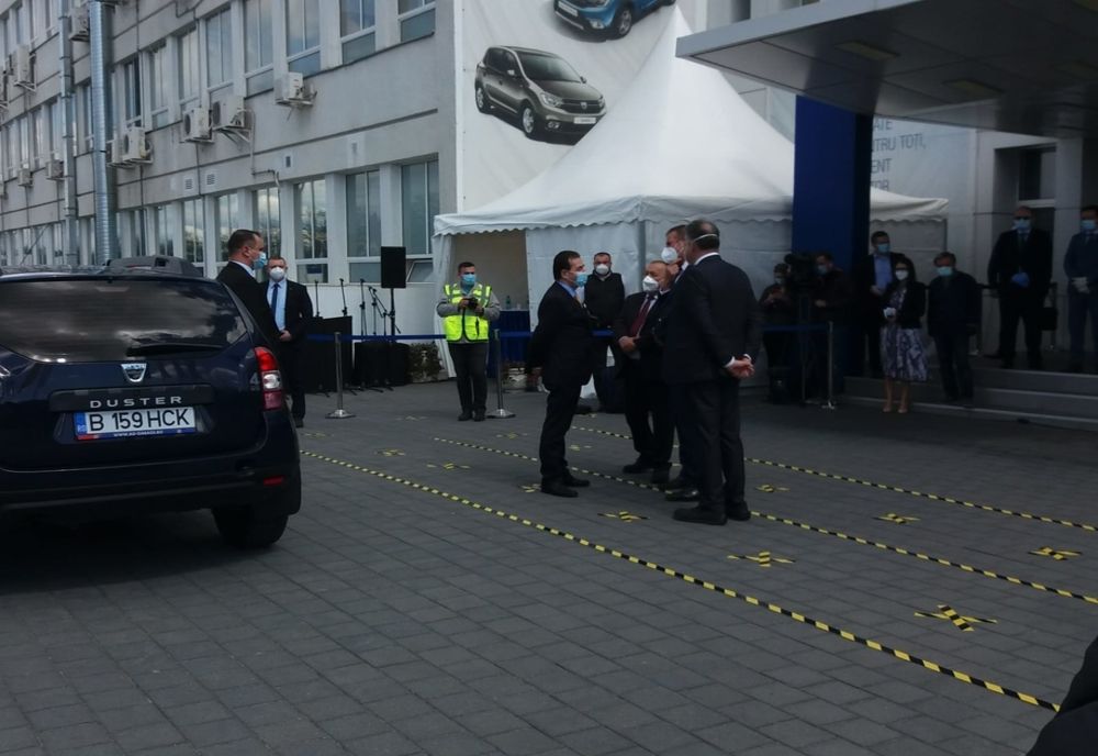 Video- Premierul Ludovic Orban a ajuns la Uzina Dacia