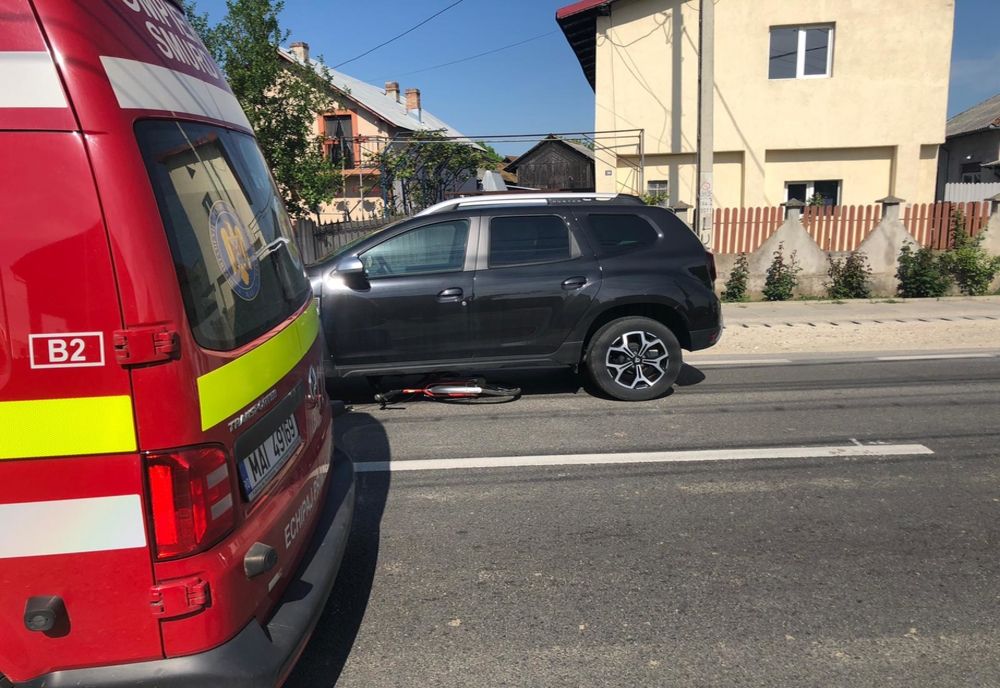 Biciclist rănit în accident la Mioveni!