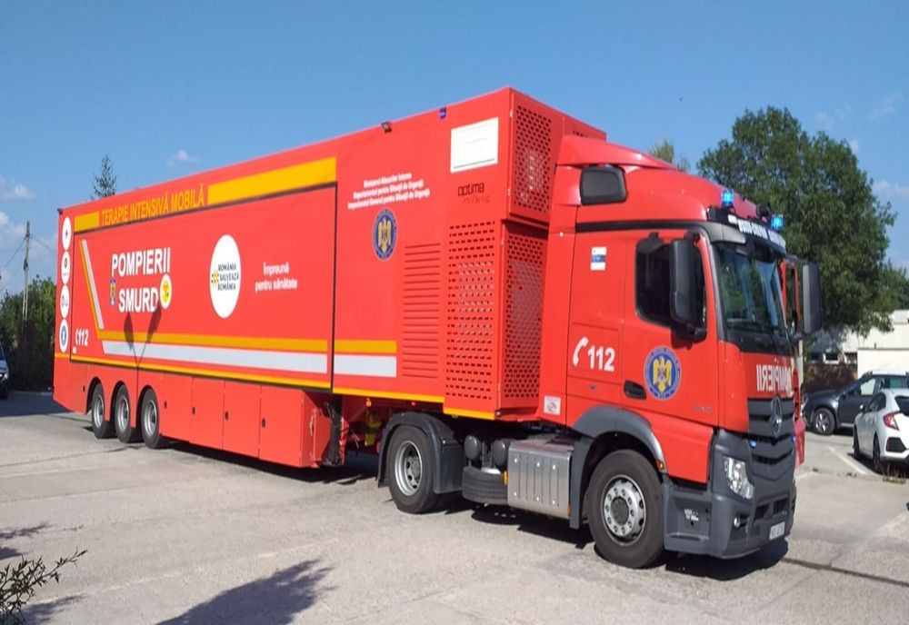 Unitatea de terapie intensivă mobilă a ajuns la Pitești