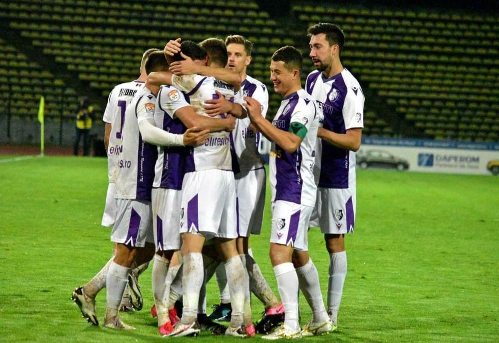 FC Argeș a învins în vineri seară echipa Voluntari 