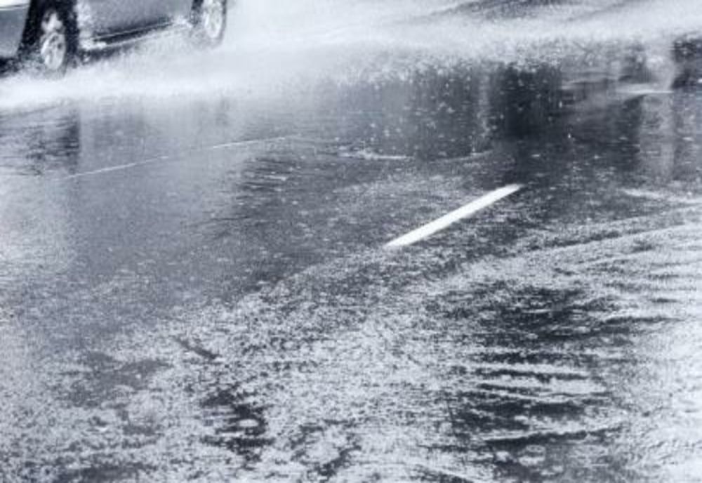 Ploaie torențială în această dimineață pe A2