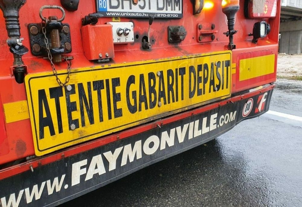 Transport agabaritic spre Porțile de Fier