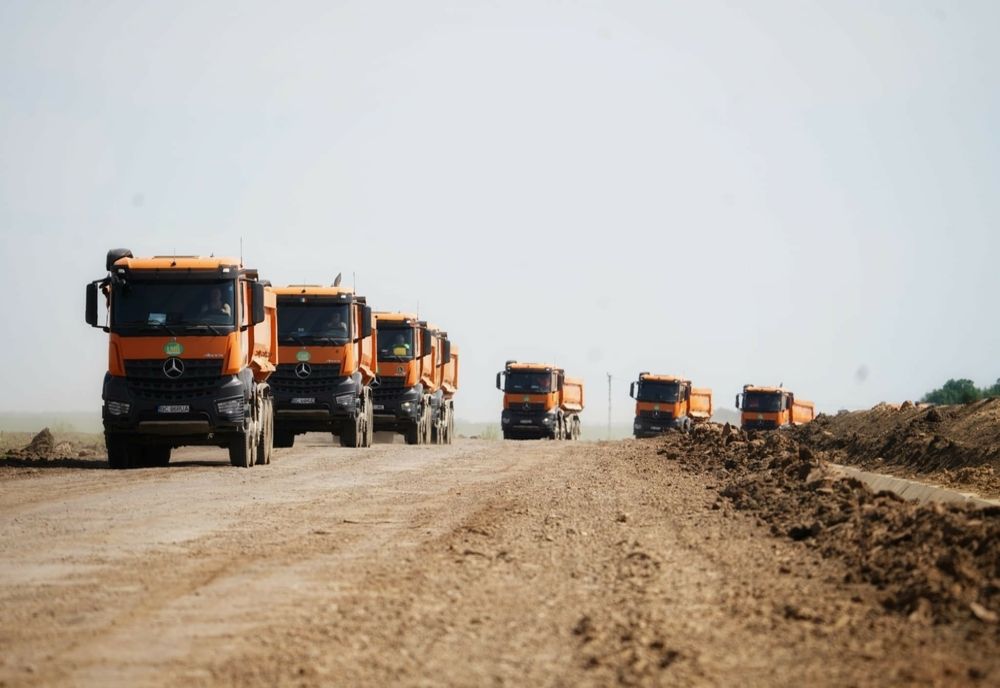 Lucrările au fost oprite pe DN7