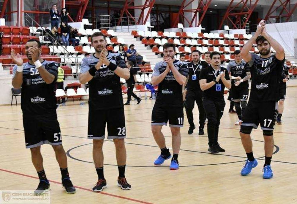 CSM BUCUREȘTI DOMINĂ ÎN CONFRUNTAREA CU VILJANDI HC ȘI SE CALIFICĂ ÎN TURUL SECUND AL EUROPEAN CUP