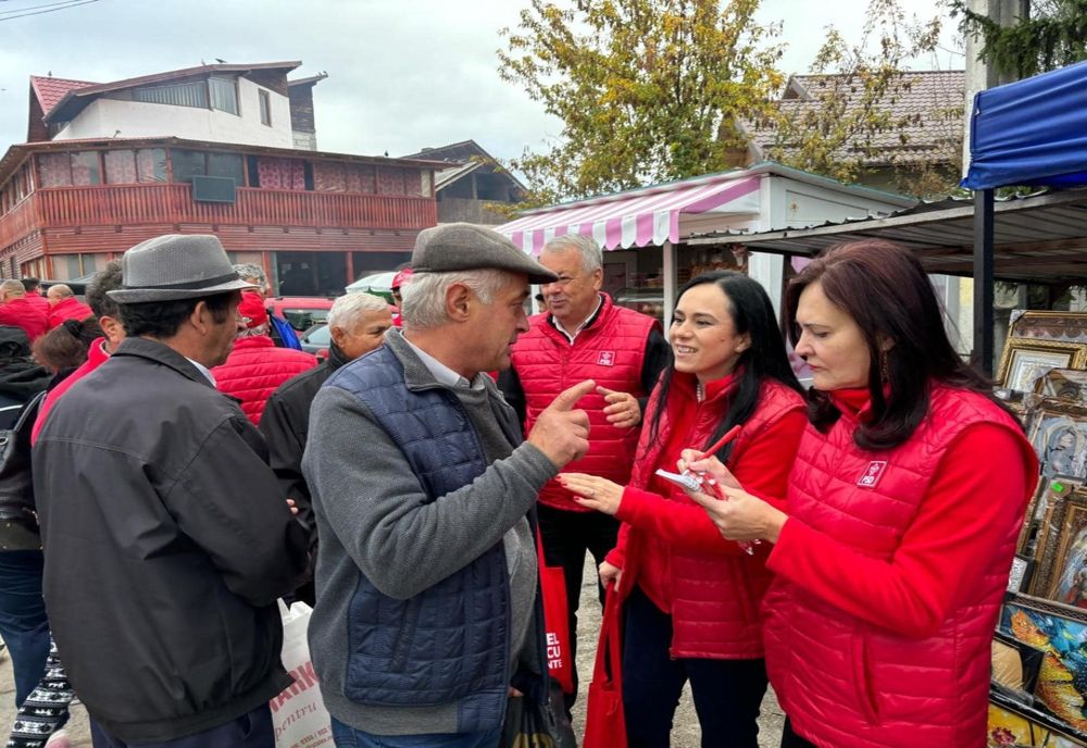 MINISTRUL SIMONA BUCURA OPRESCU ȘI ECHIPA PSD, DIN NOU ÎN MIJLOCUL GOSPODARILOR DE PE VALEA RÂULUI DOAMNEI