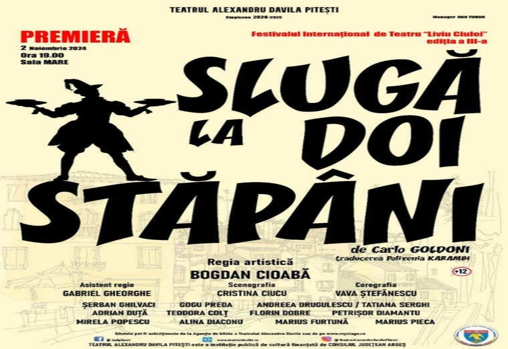 A TREIA EDIȚIE A FESTIVALULUI INTERNAȚIONAL DE TEATRU „LIVIU CIULEI”
