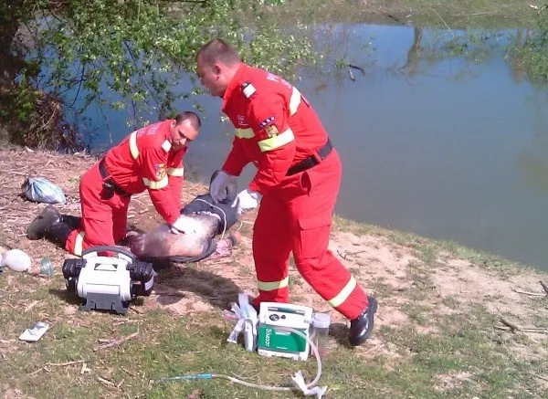 O femeie s-a inecat in lacul din curtea casei