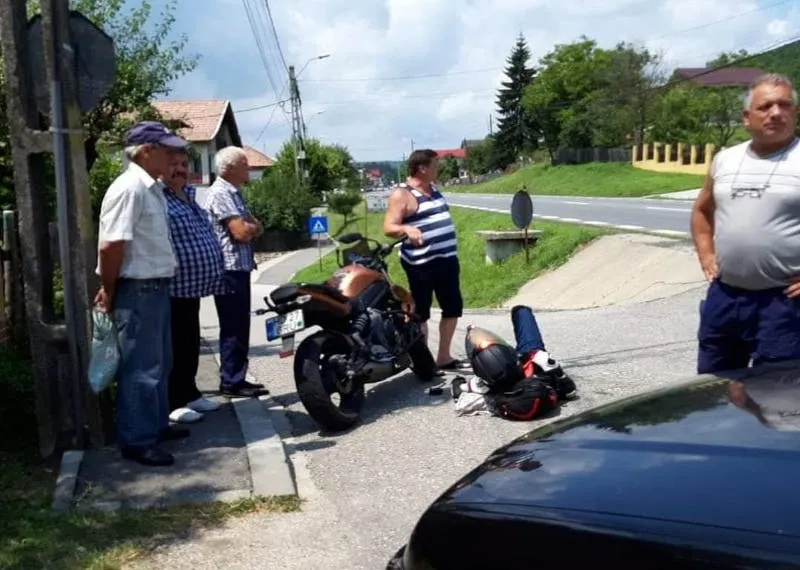 accident motociclist Valea Ursului