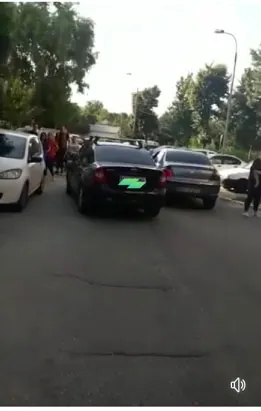 incident inainte de intrarea la BAC1
