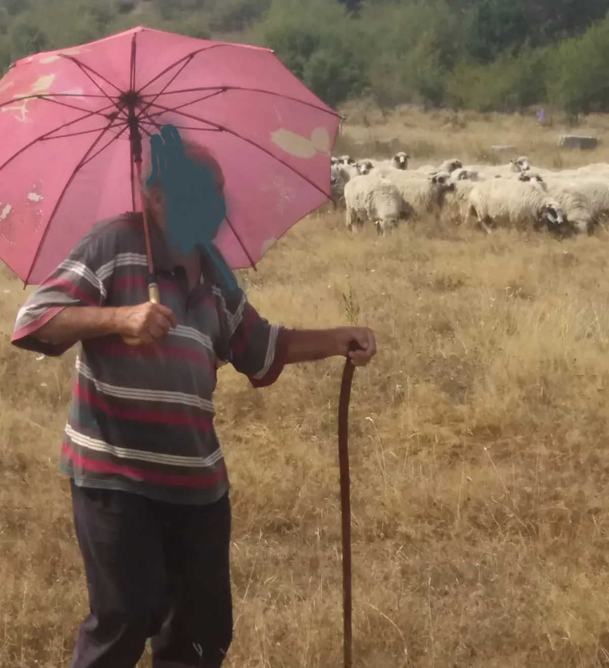 bărbat salvat din flăcări
