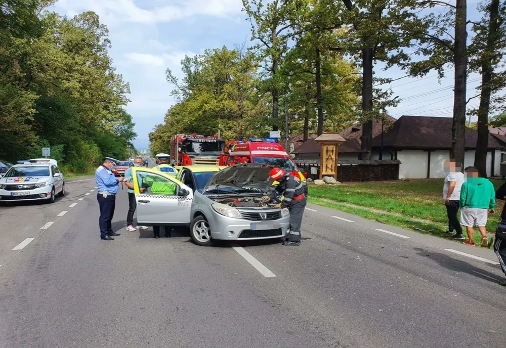 Accident rutier duminica dupa amiaza în localitatea Mihăești