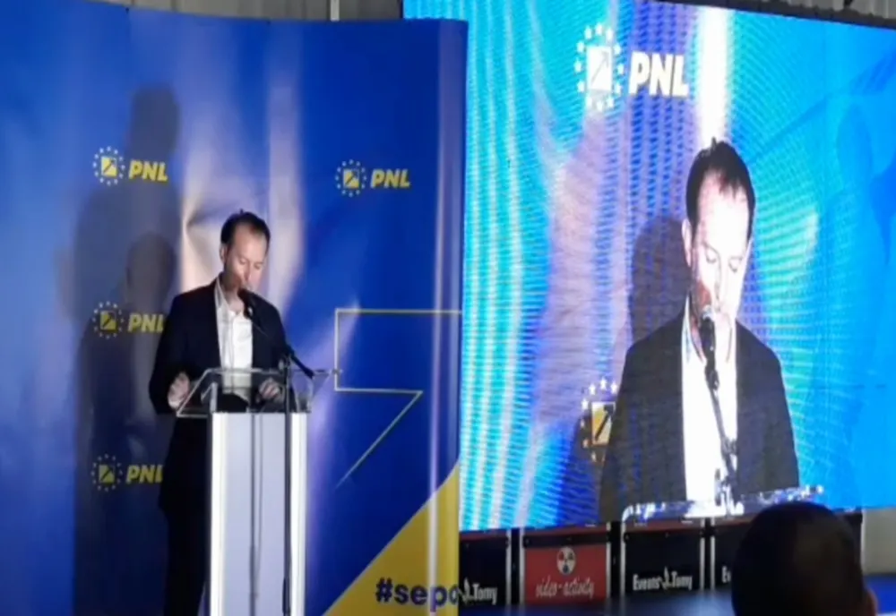 Ce și- au transmis Premierul și președintele PNL Ludovic Orban la Vâlcea