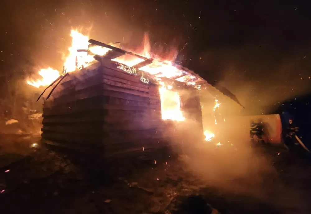 Incendiu la o hală din Argeș în această seară