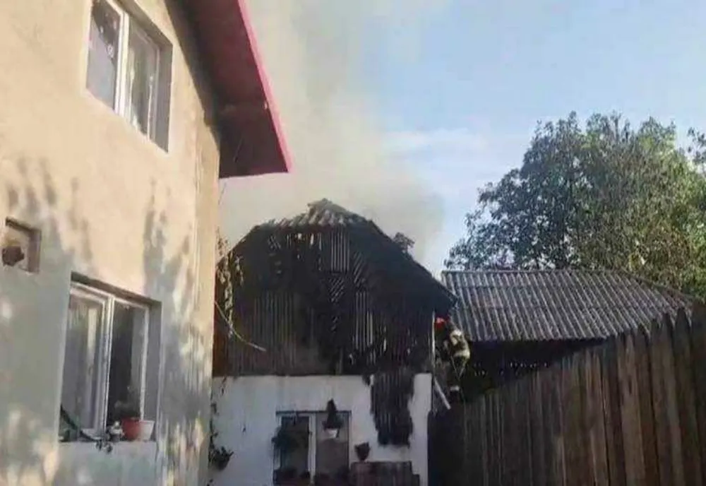 INCENDIU DEVASTATOR ÎN SCHITU GOLEȘTI