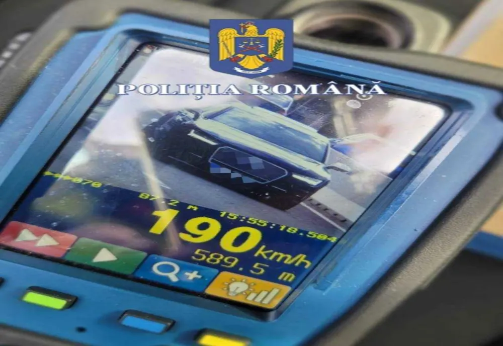 VELOCITATE EXCESIVĂ PE DN 73 - 190 KM/H ÎN LOC DE 70 KM/H