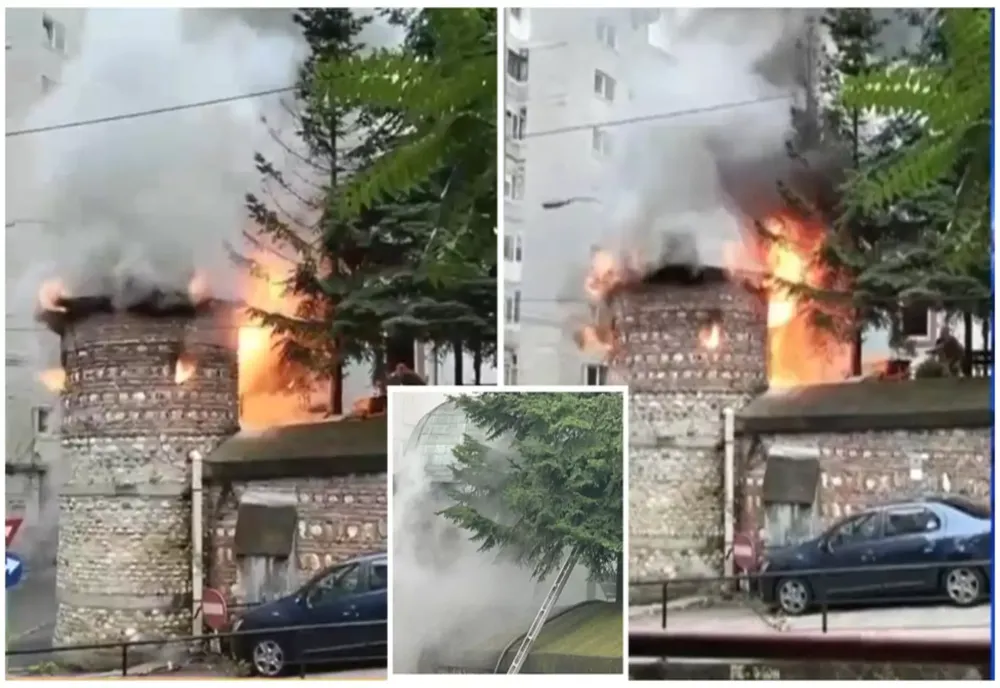 INCENDIU LA BISERICA MAVRODOLU DIN PITEȘTI