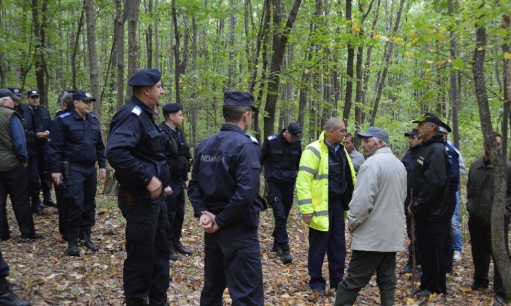 Barabtul este cautat de oamenii legii in padure