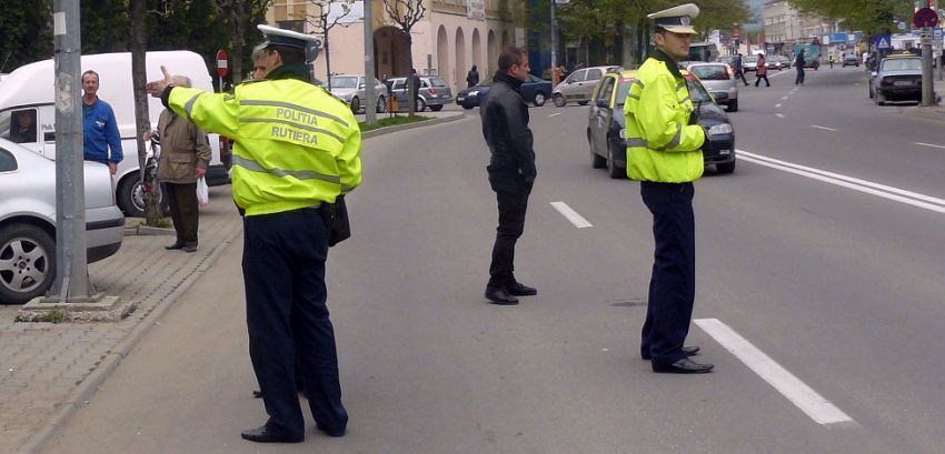 Șoferul fugar a fost depistat de polițiști